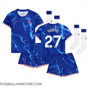 Chelsea Malo Gusto #27 Replik Heimtrikot Kinder 2024-25 Kurzarm (+ Kurze Hosen)